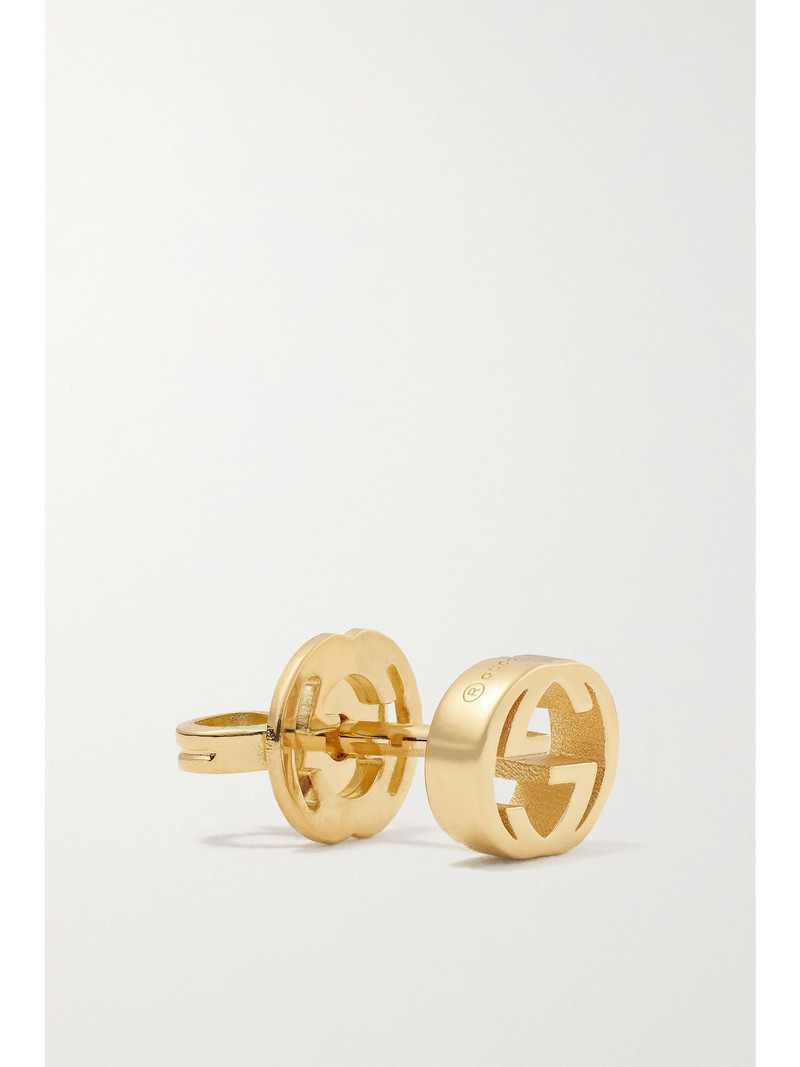 18-karat gold earrings Gold 3
