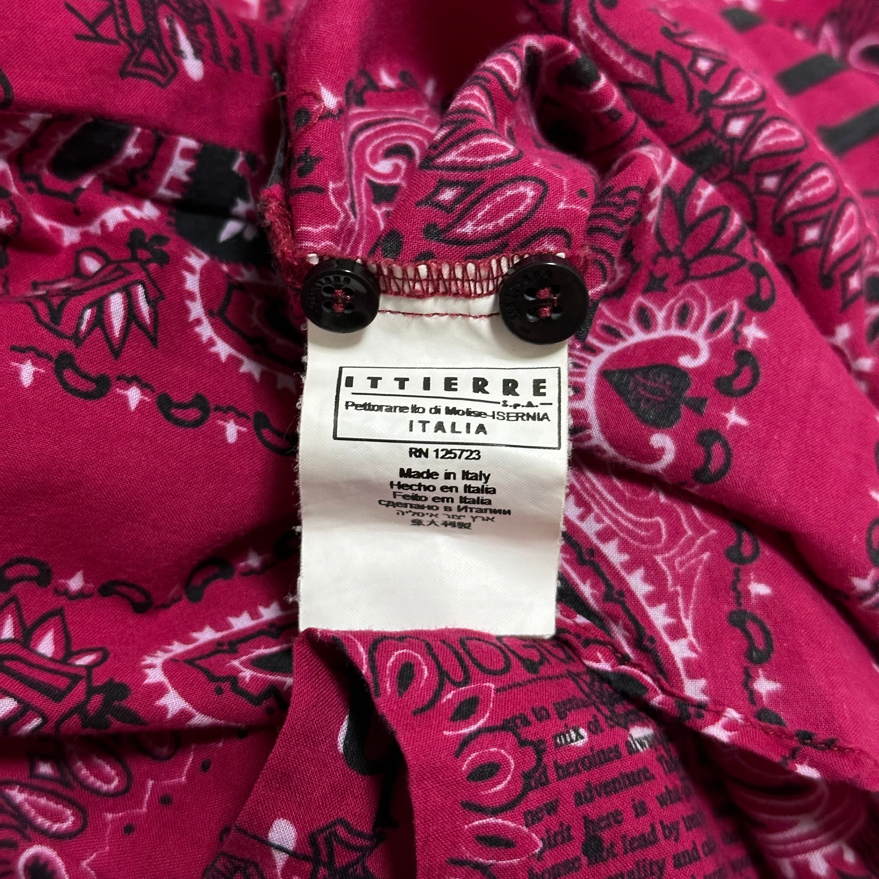 JOHN GALLIANO Newspaper Print Paisley Shirt - 6