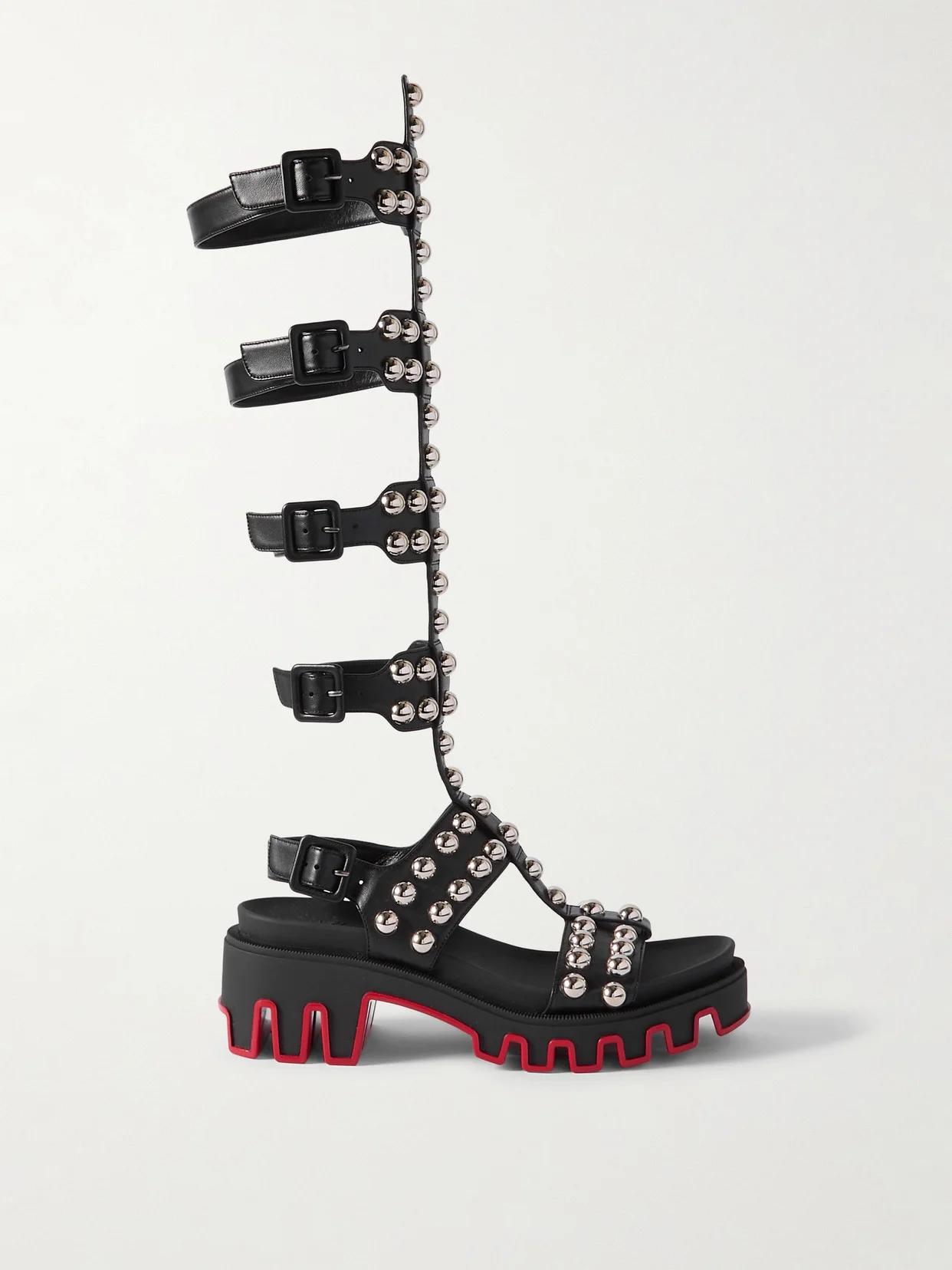 Gladiadune Studded Leather Sandals - 1