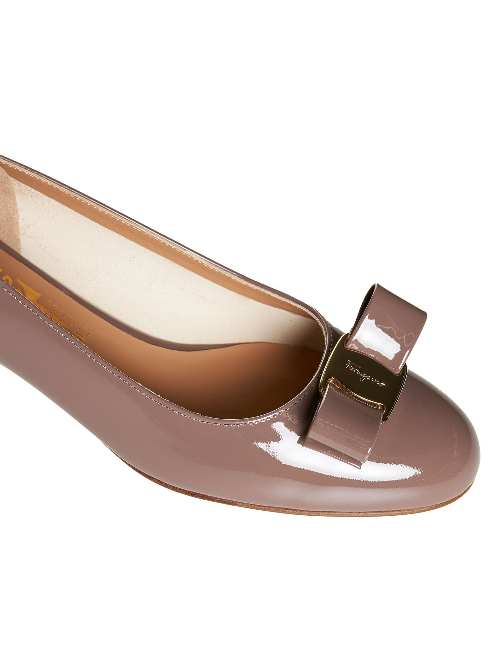 Ferragamo Women Vara Patent Leather Pumps By Ferragamo - 4