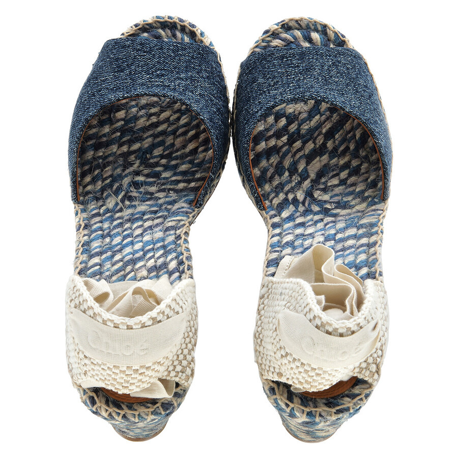 Chloe Piia Espadrille Wedge Sandals - 4