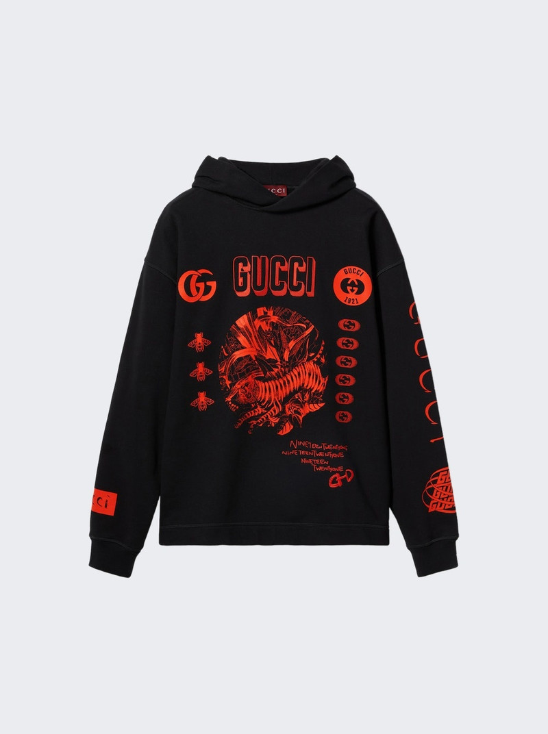 Gucci 기호 후드 스웨터 - 1