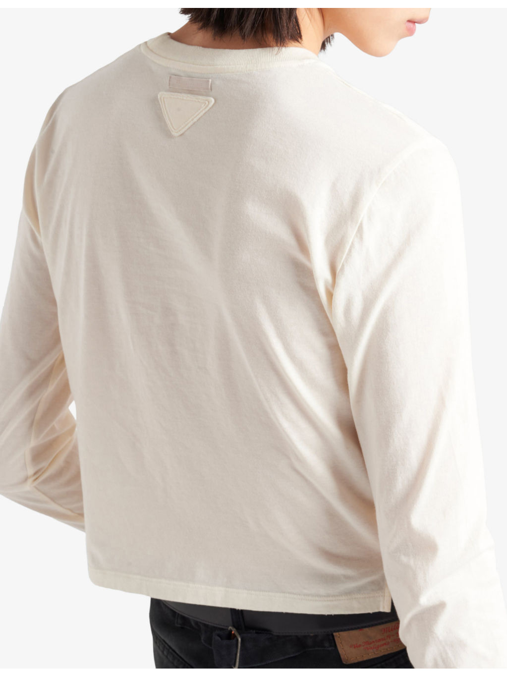 Logo-Print Long-Sleeve Cotton-Jersey Top - 5