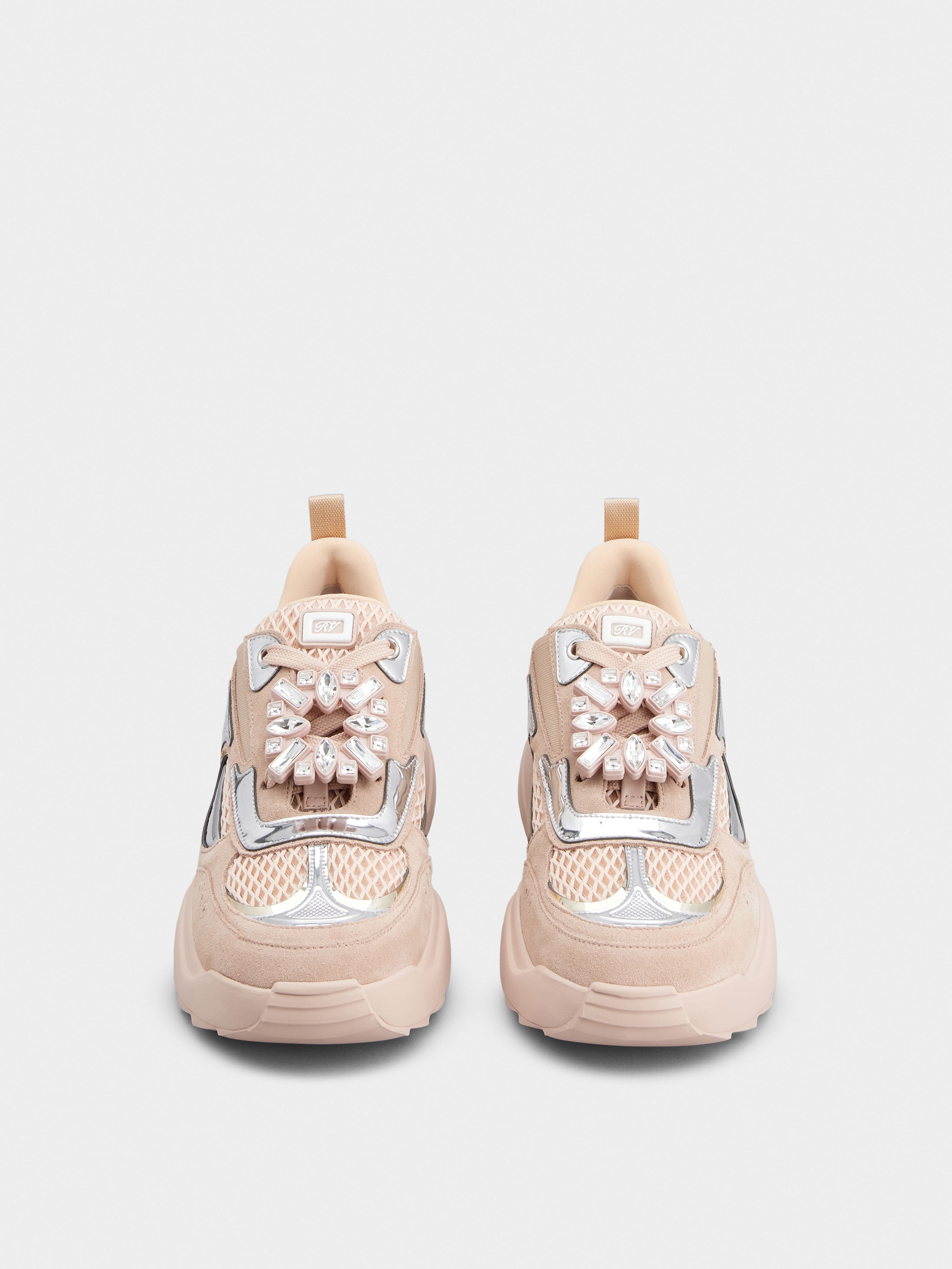 Viv' on the Run Sneakers in suede and fabric - 7