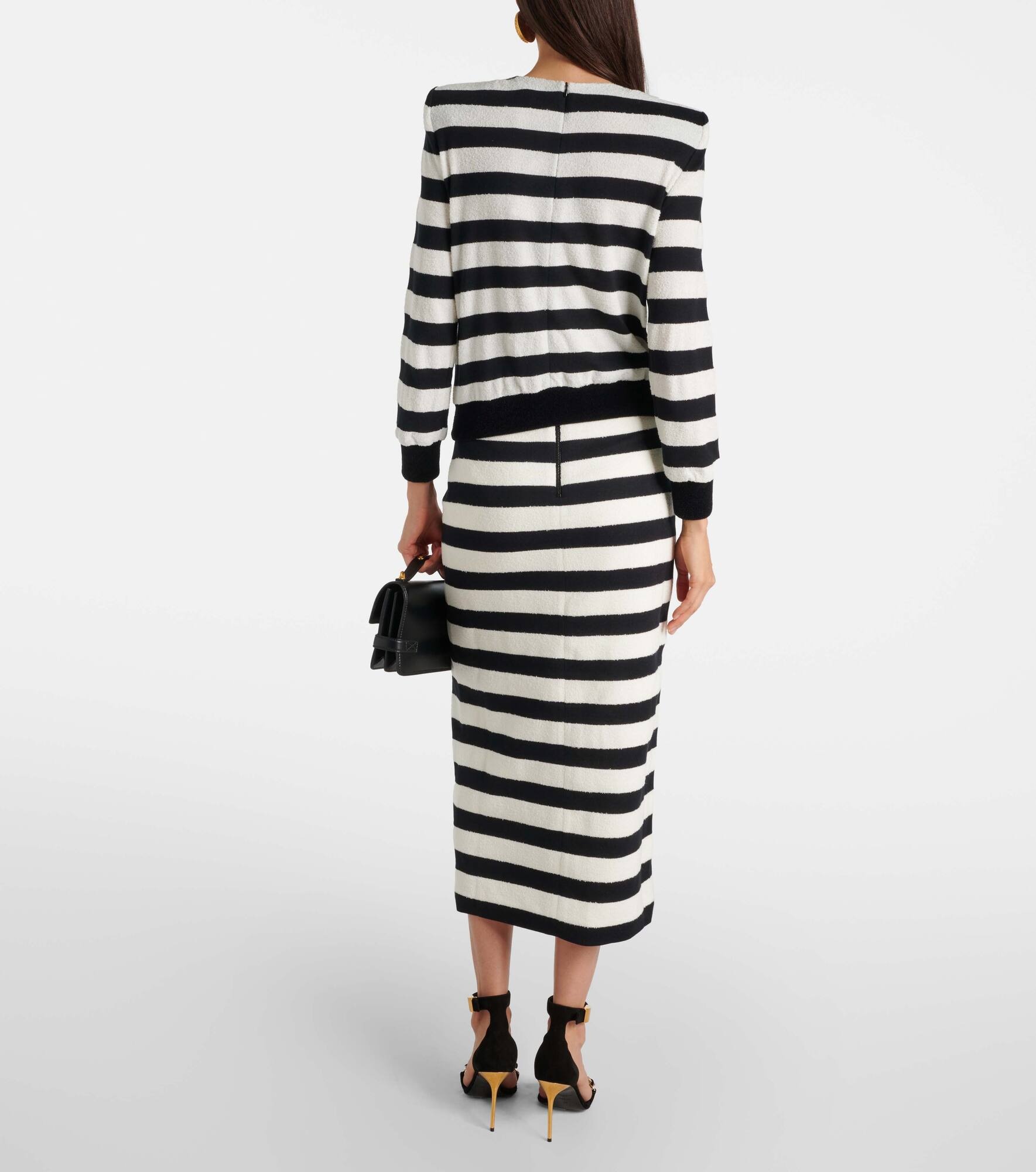 Striped jersey top - 3
