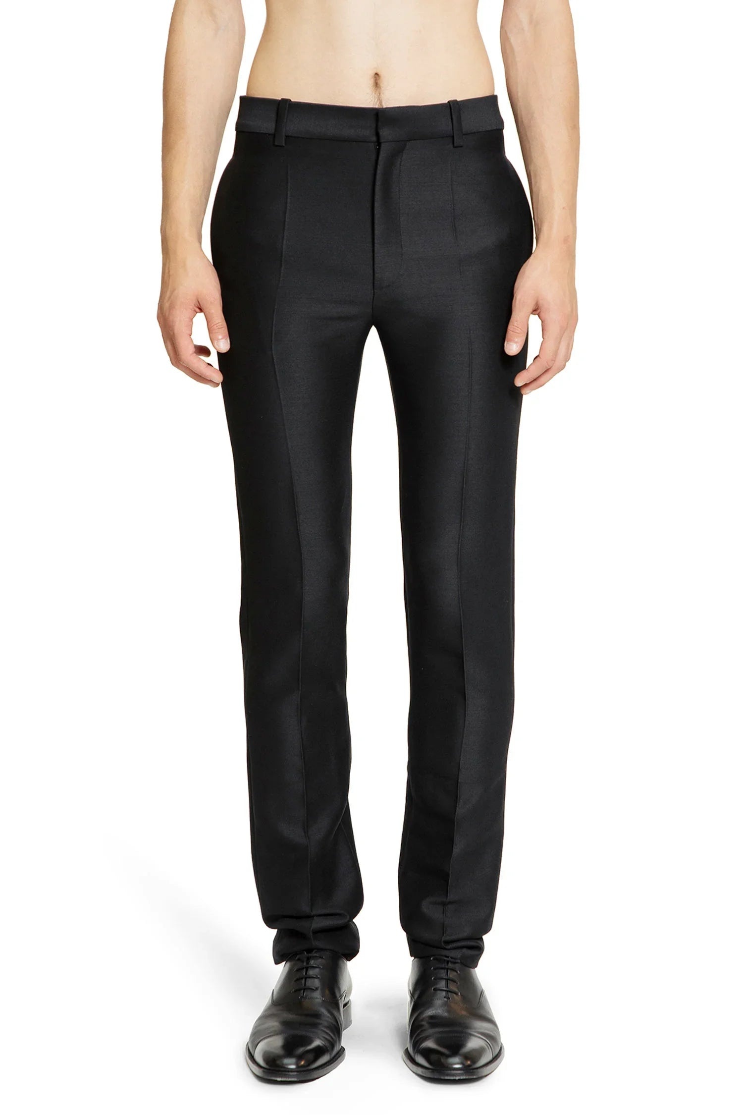 Tailored-Trousers-In-Wool-Silk - 1