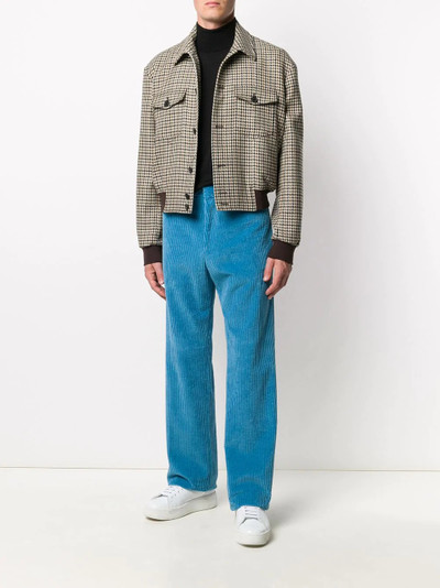 Paul Smith plaid check bomber jacket outlook