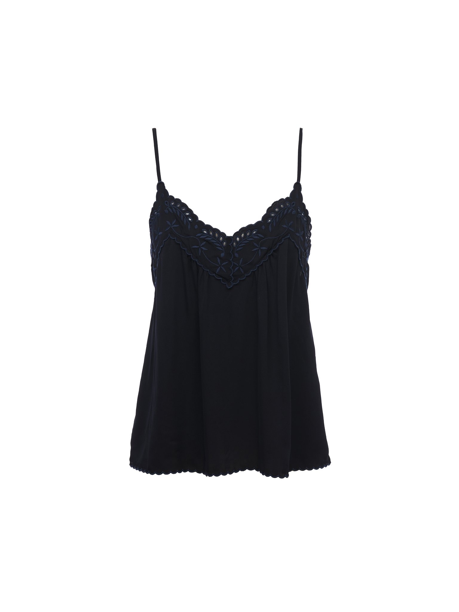 EMBROIDERED SLIP TOP - 1