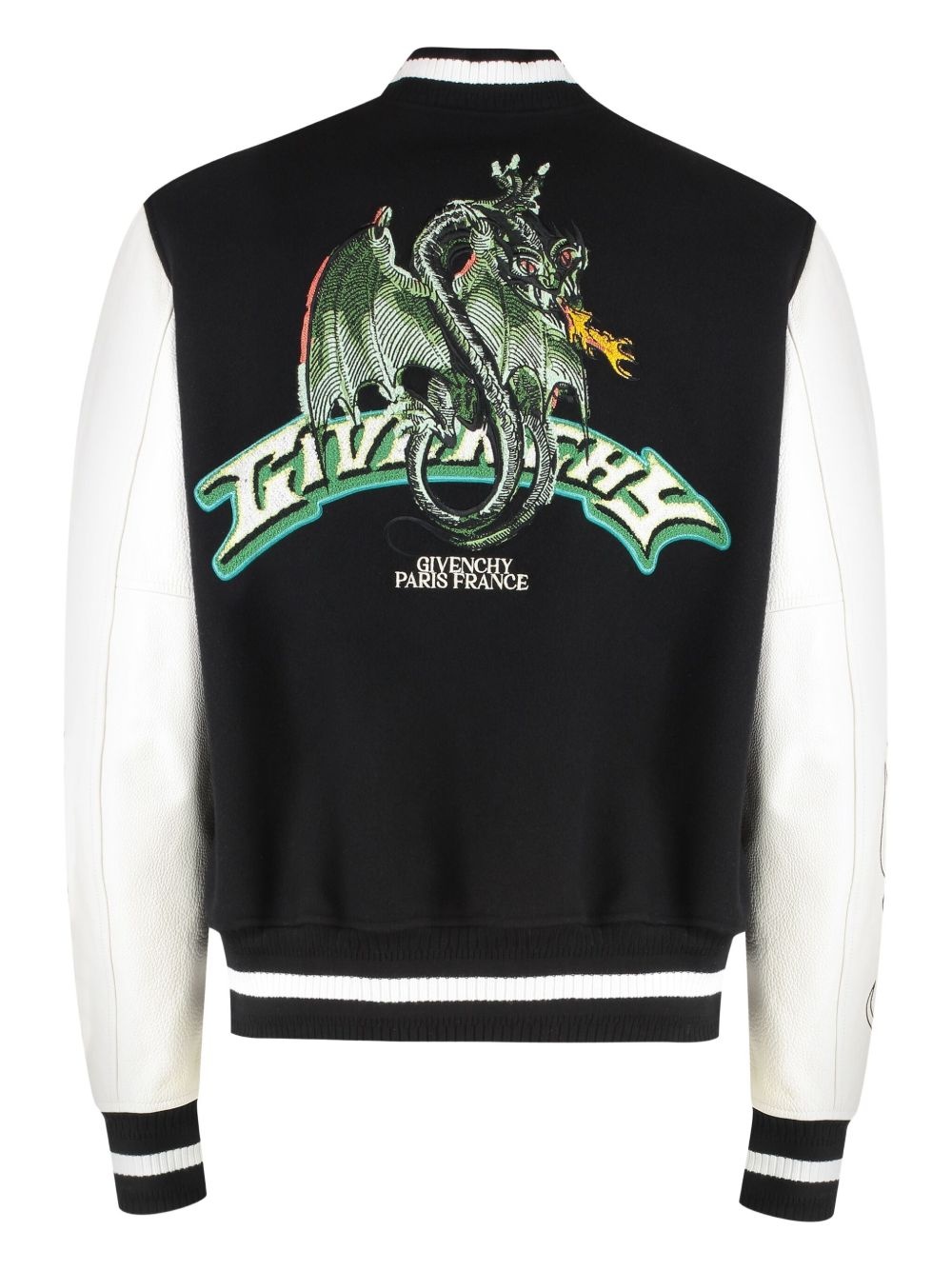 flame-print bomber jacket - 2