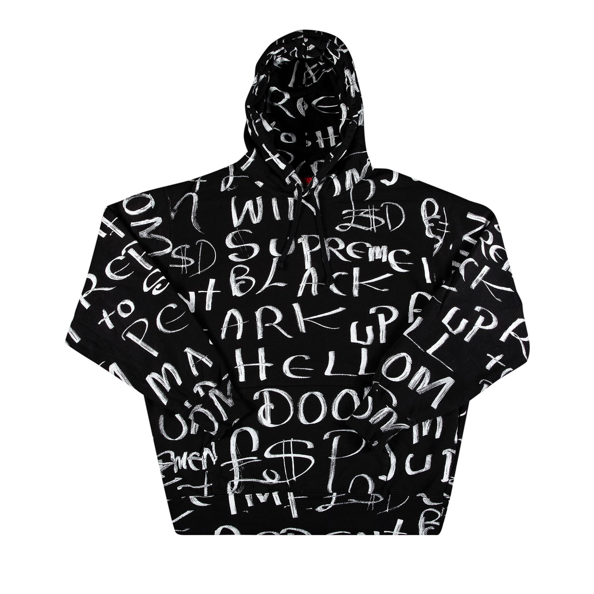 Supreme Supreme Black Ark Hooded Sweatshirt 'Black' | REVERSIBLE