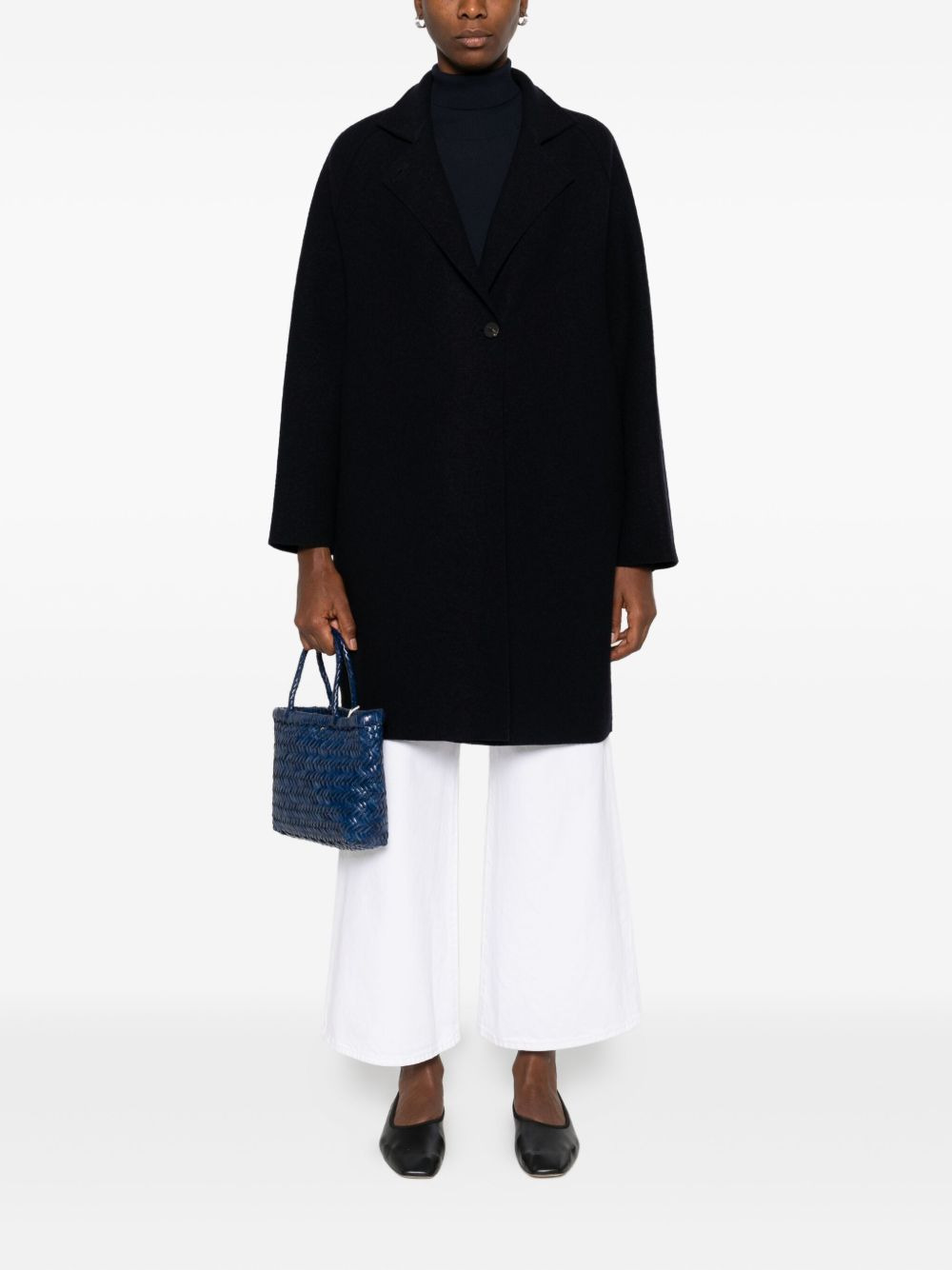 Harris Wharf London Women Wool Single-Breasted Coat - 4