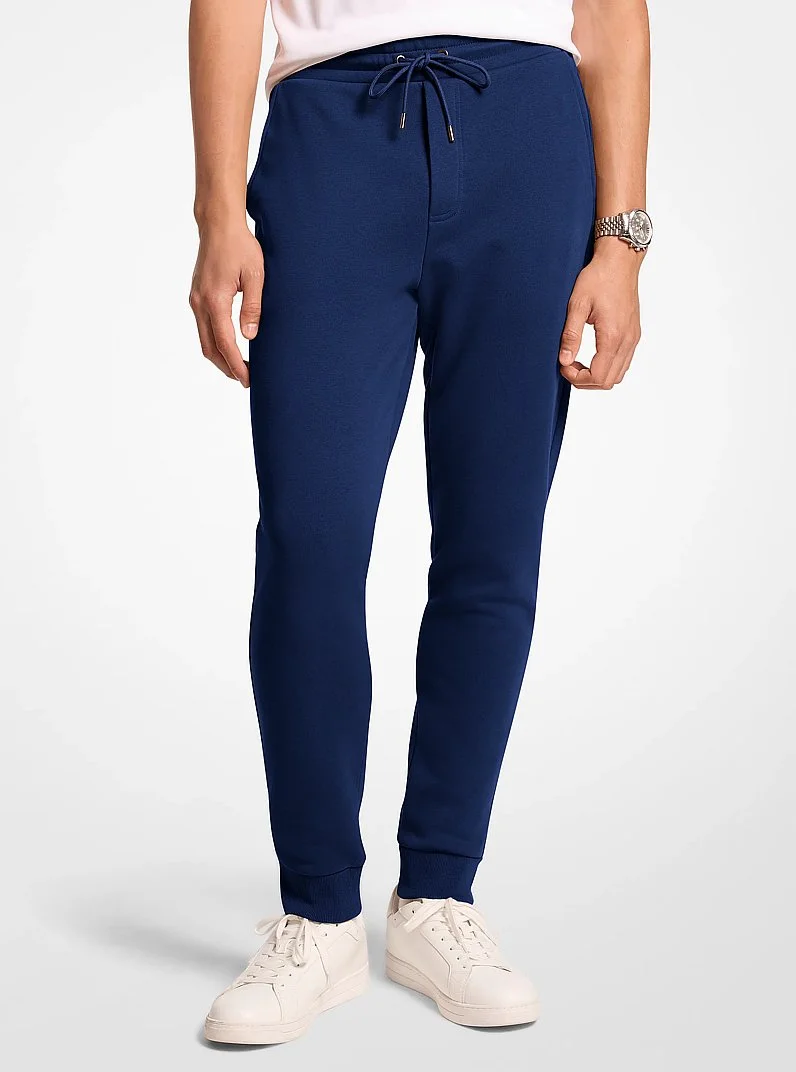 Cotton Blend Joggers - 1