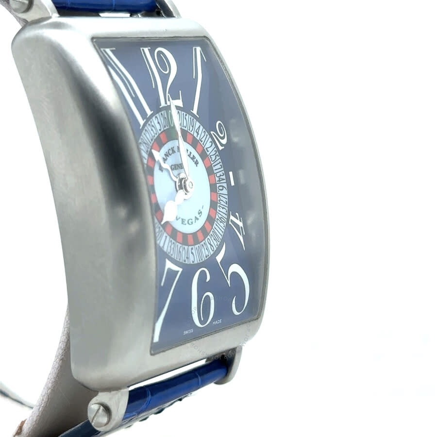 Pre-owned Franck Muller First Blue Edition Long Island Vegas Blue Dial Men's Watch 1250 VEGAS - 3