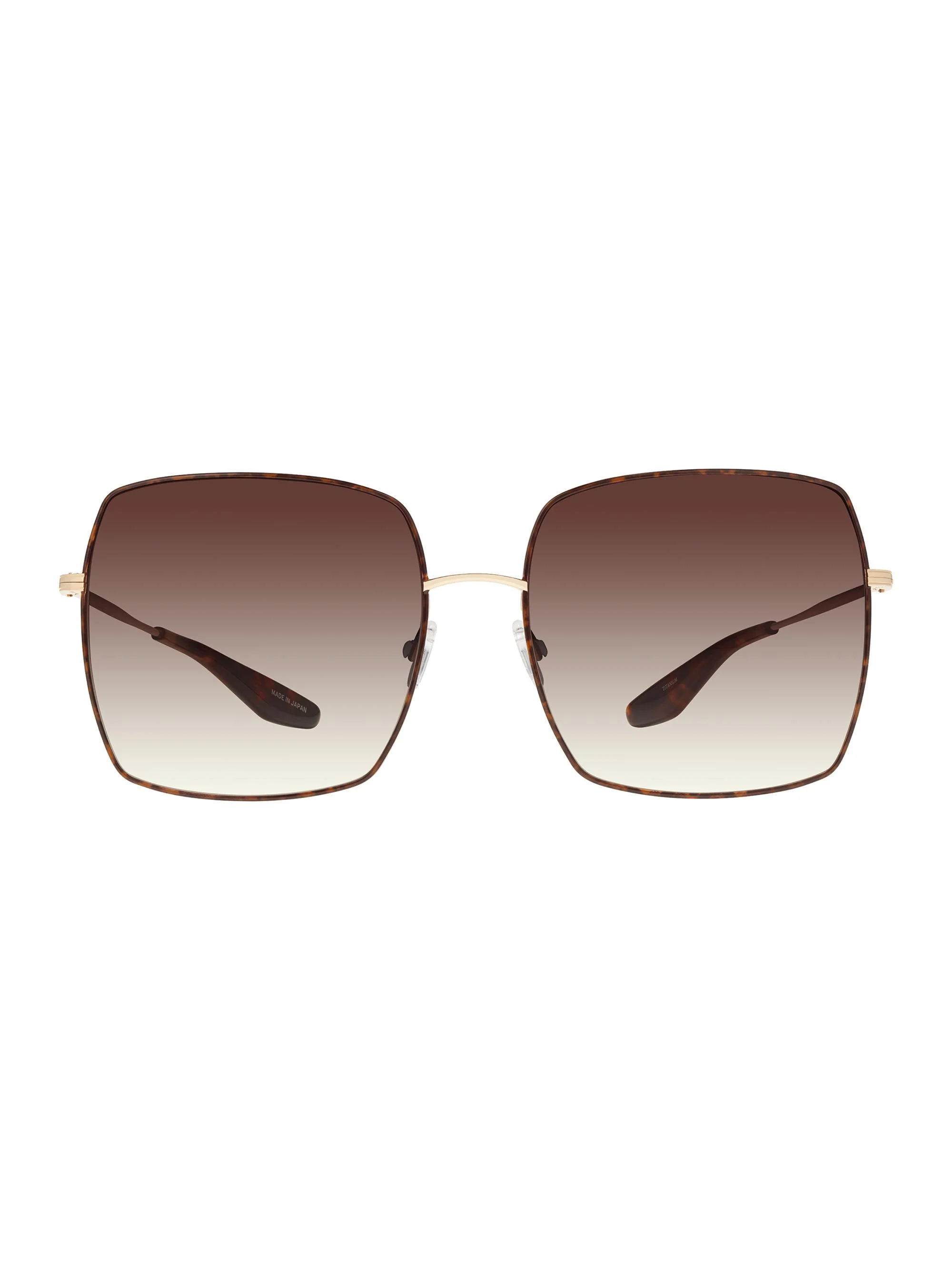Women's Folasade 60MM Square Sunglasses - Gradient Brown Gold Tortoise - 1