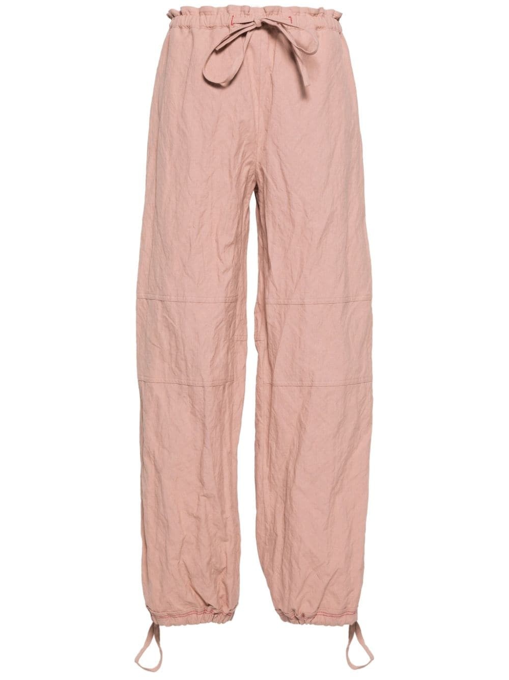 Acne Studios crinkled wide-leg trousers farfetch REVERSIBLE