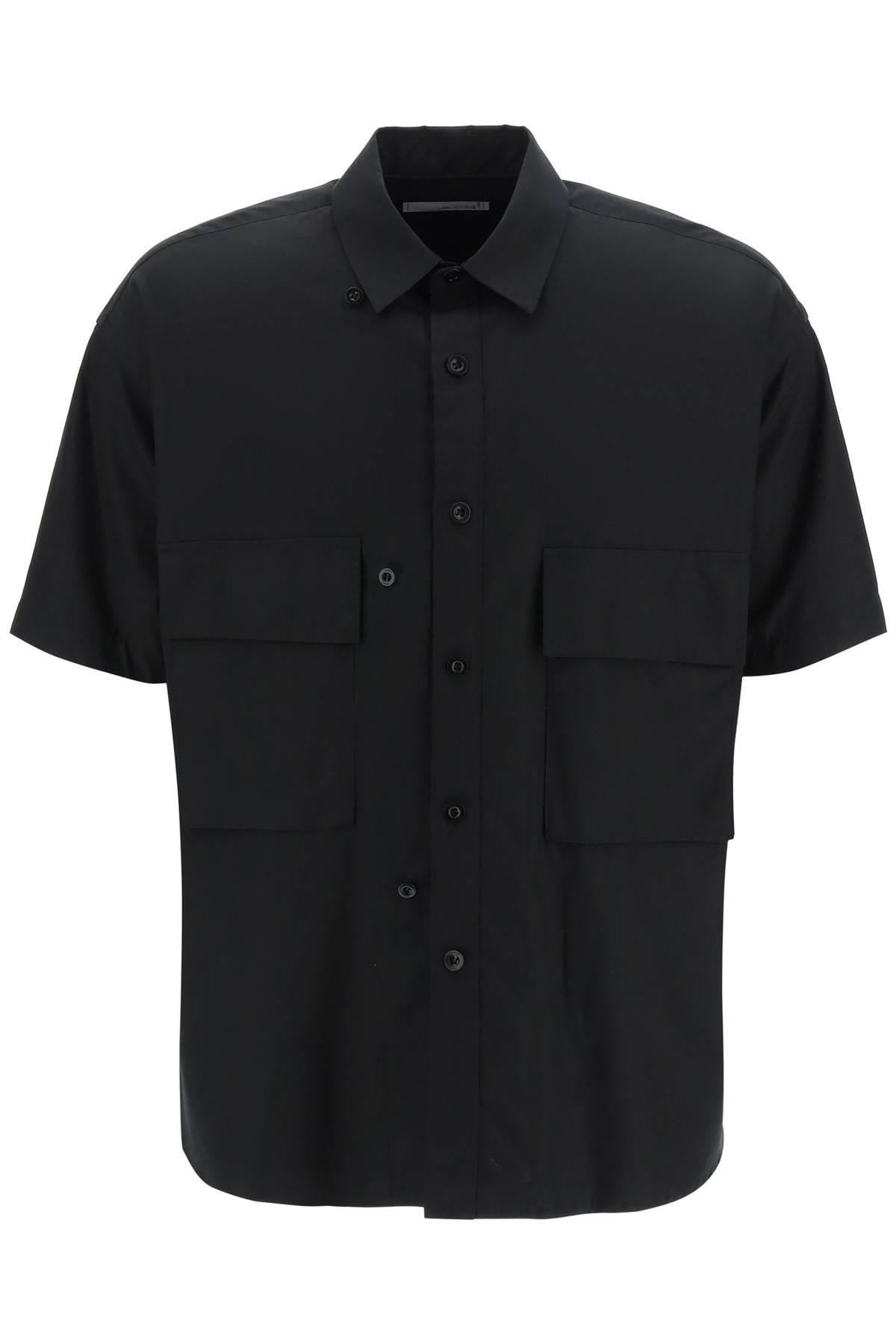 SHORT-SLEEVED POPLIN SHIRT - 1