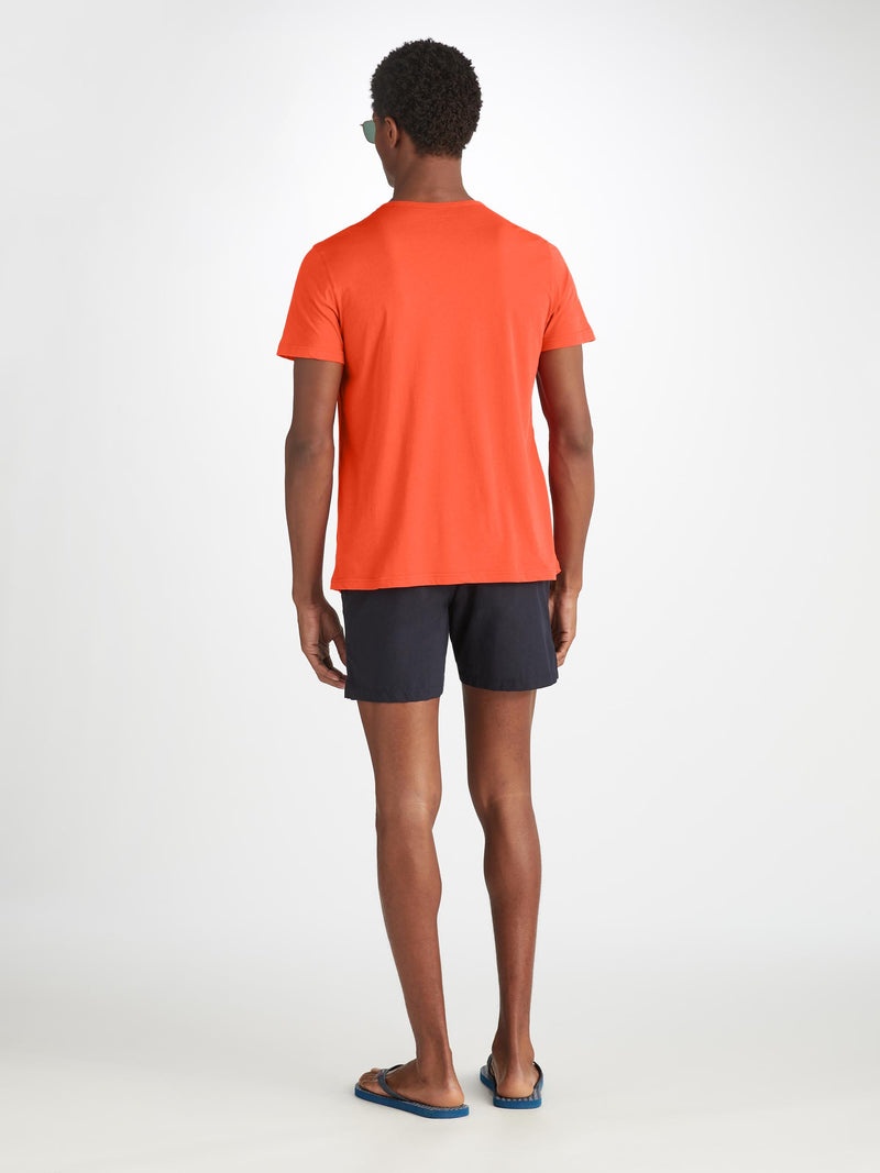 Men's T-Shirt Riley Pima Cotton Orange - 4