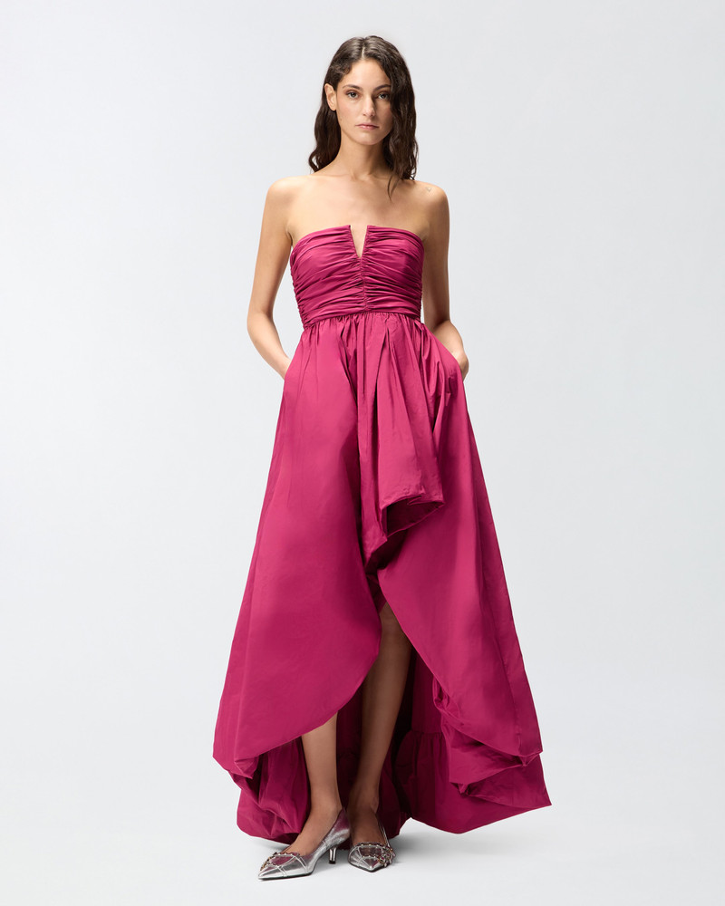 LONG, ELEGANT TAFFETA DRESS 4