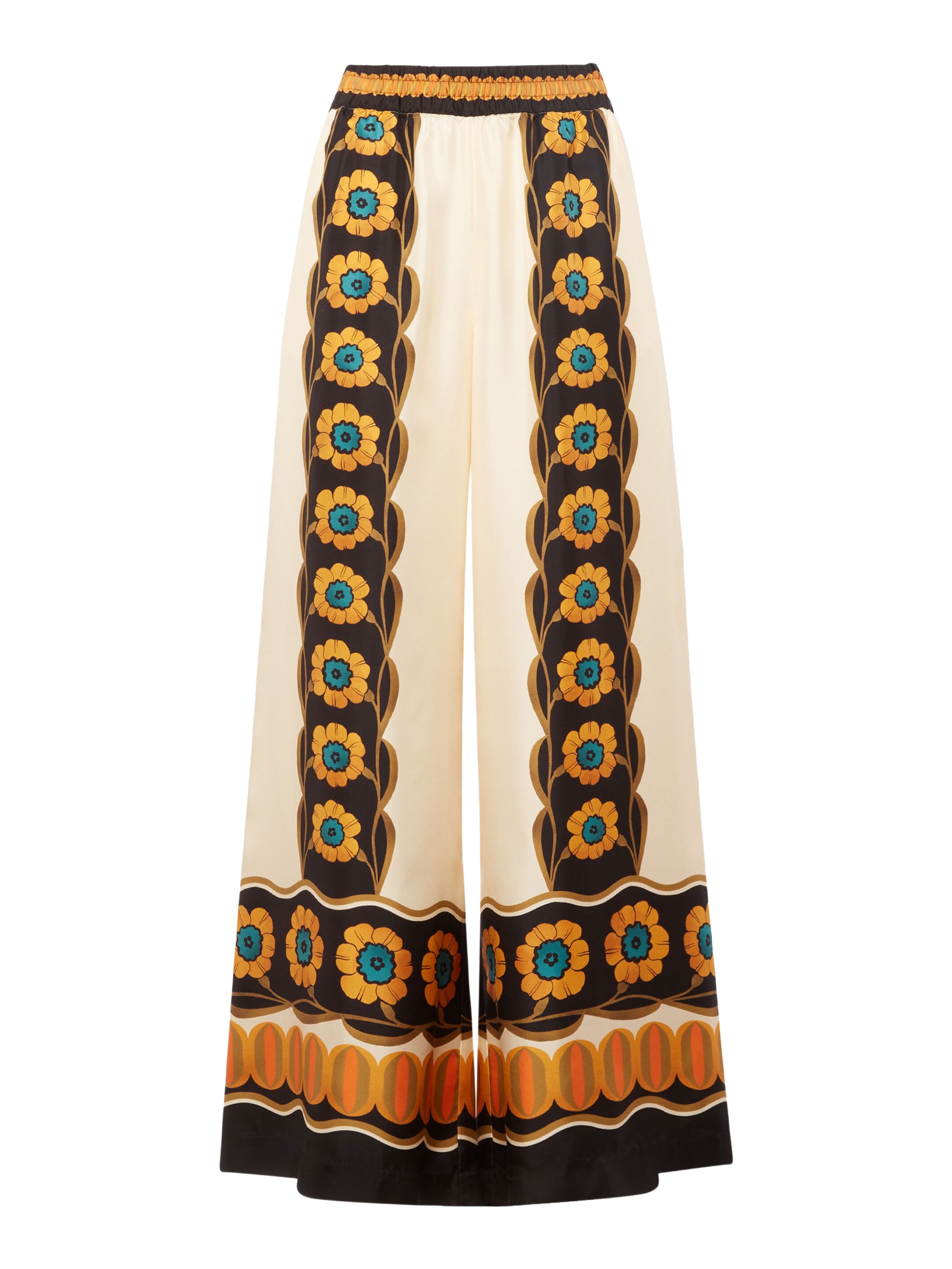 La DoubleJ Palazzo Pants Daisychain Placée Orange at Nordstrom - 6