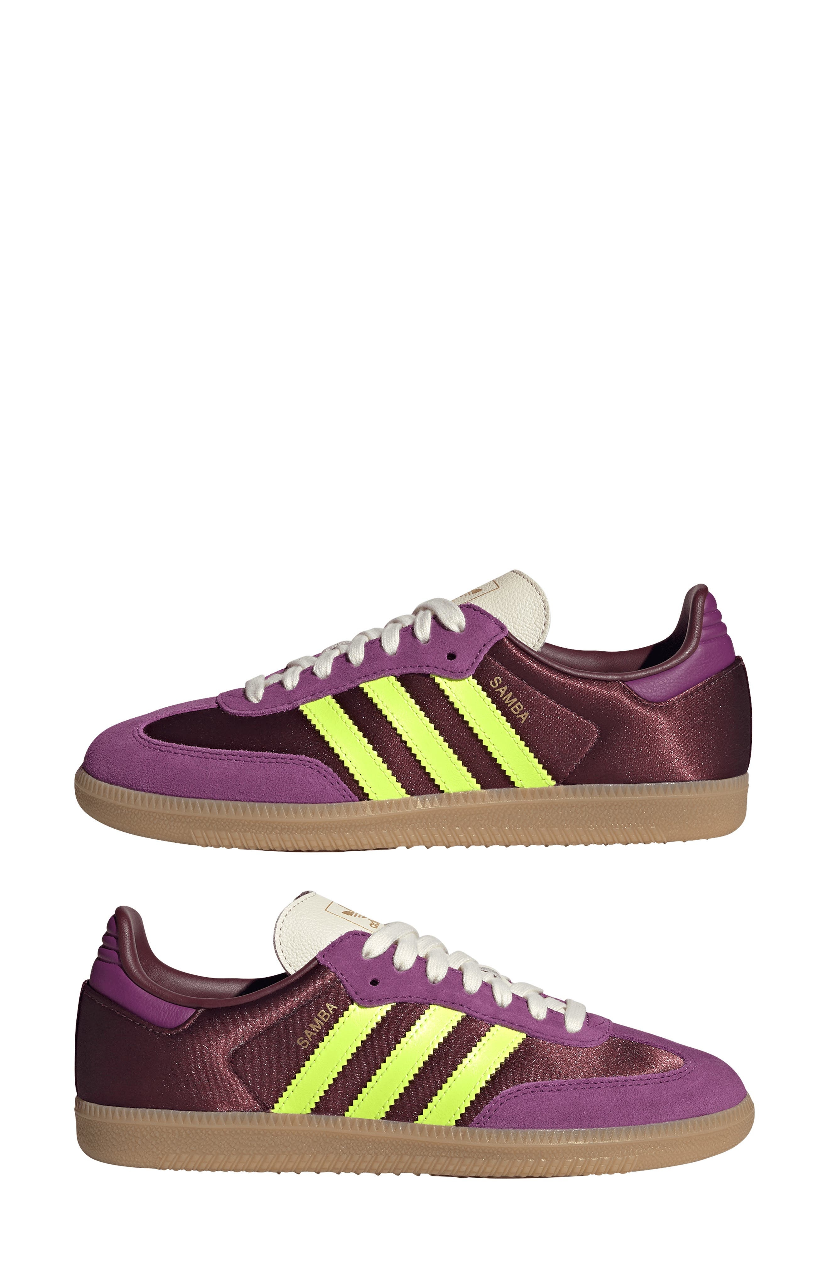 adidas Samba OG Sneaker in Maroon/Rich Mauve/Gum at Nordstrom - 8