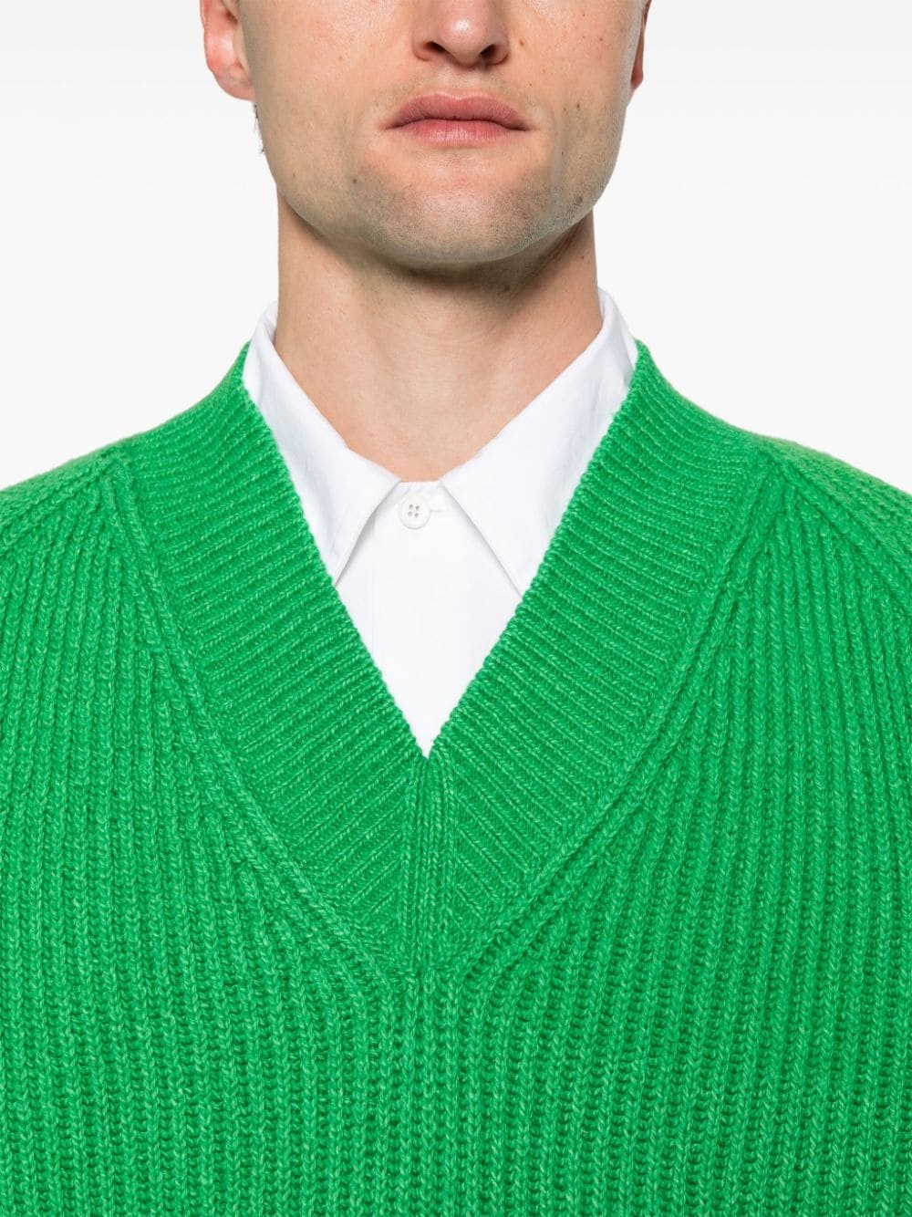 ribbed knit jumper - 5