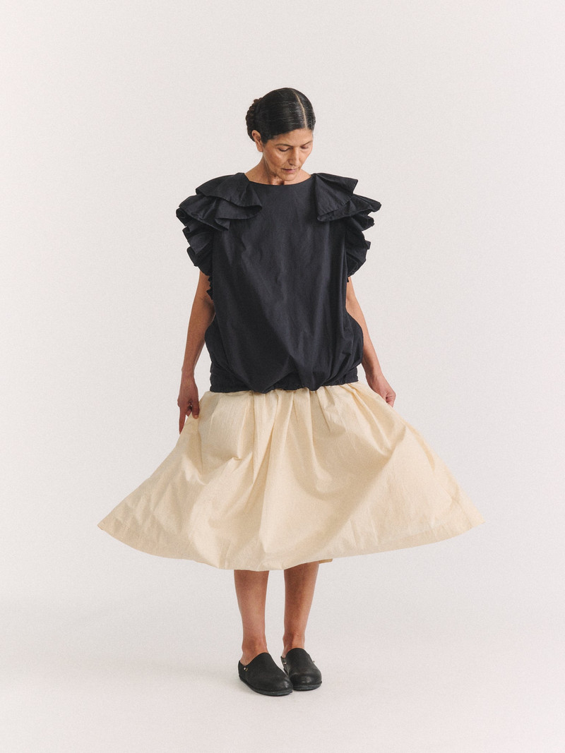 CASEY/CASEY FROUFROU TOP - L COT - BLACK outlook