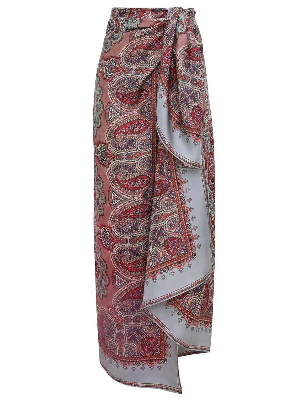 PRINTED SILK MAXI SQUARE - 1