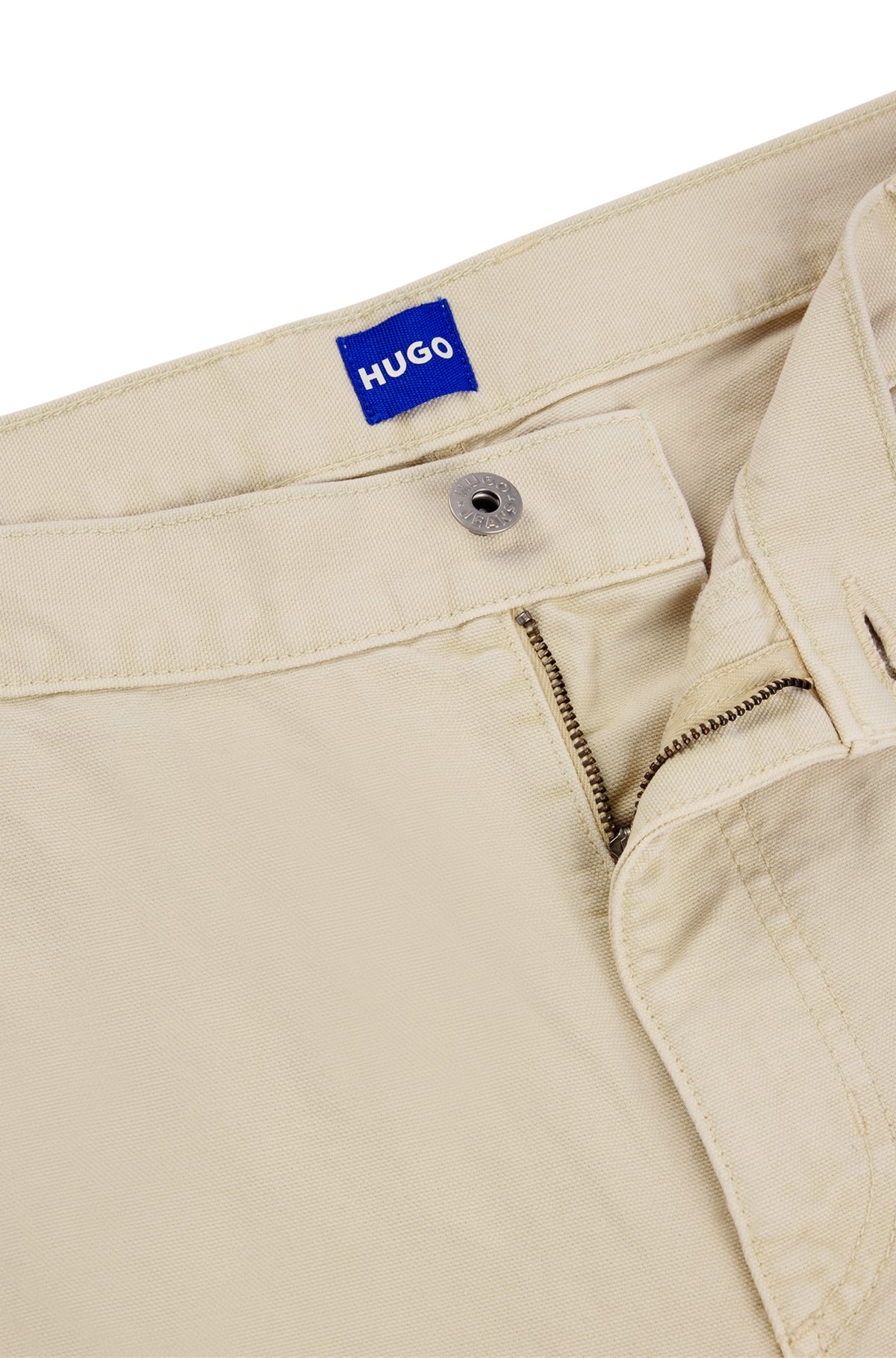BAGGY-FIT TROUSERS IN COTTON CANVAS - 6