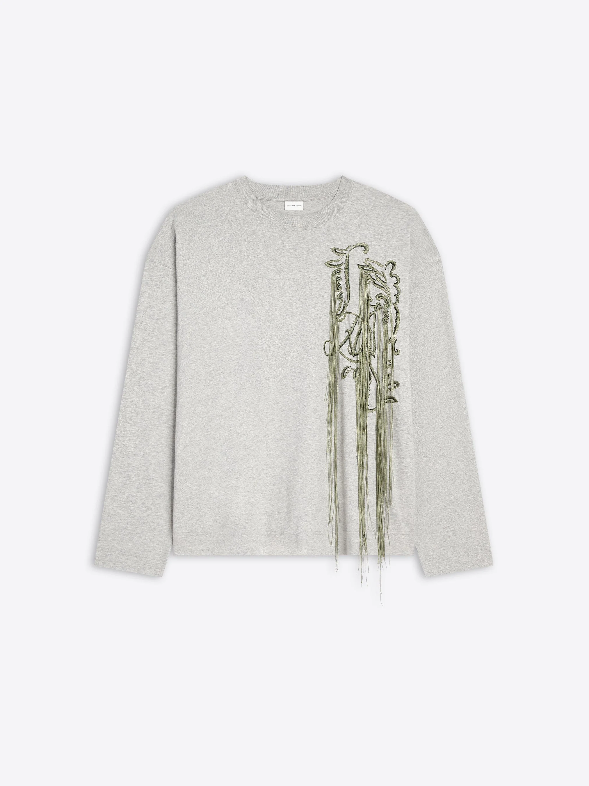 EMBROIDERED COTTON TEE - 1