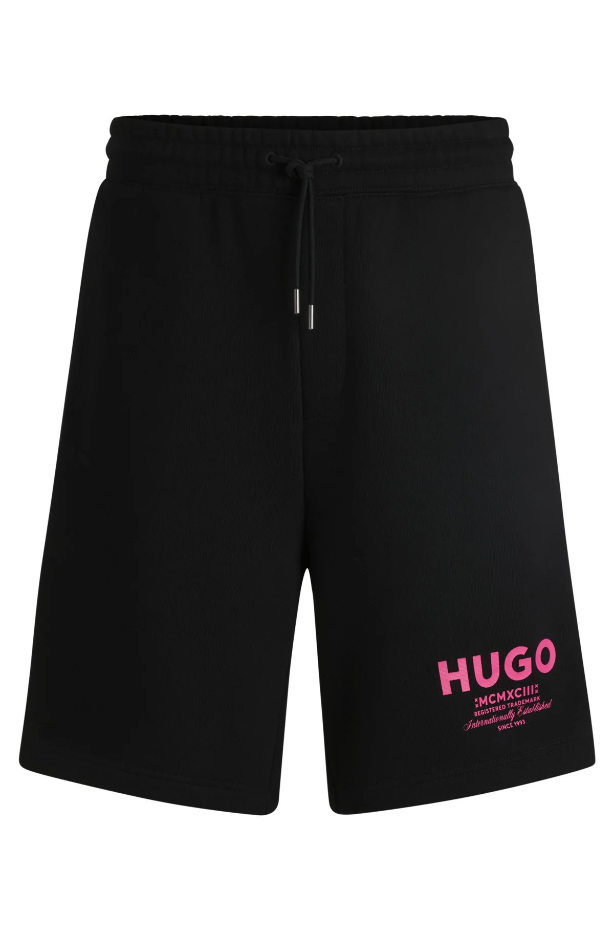 LOOSE-FIT SHORTS IN COTTON TERRY WITH LOGO PRINT - 1