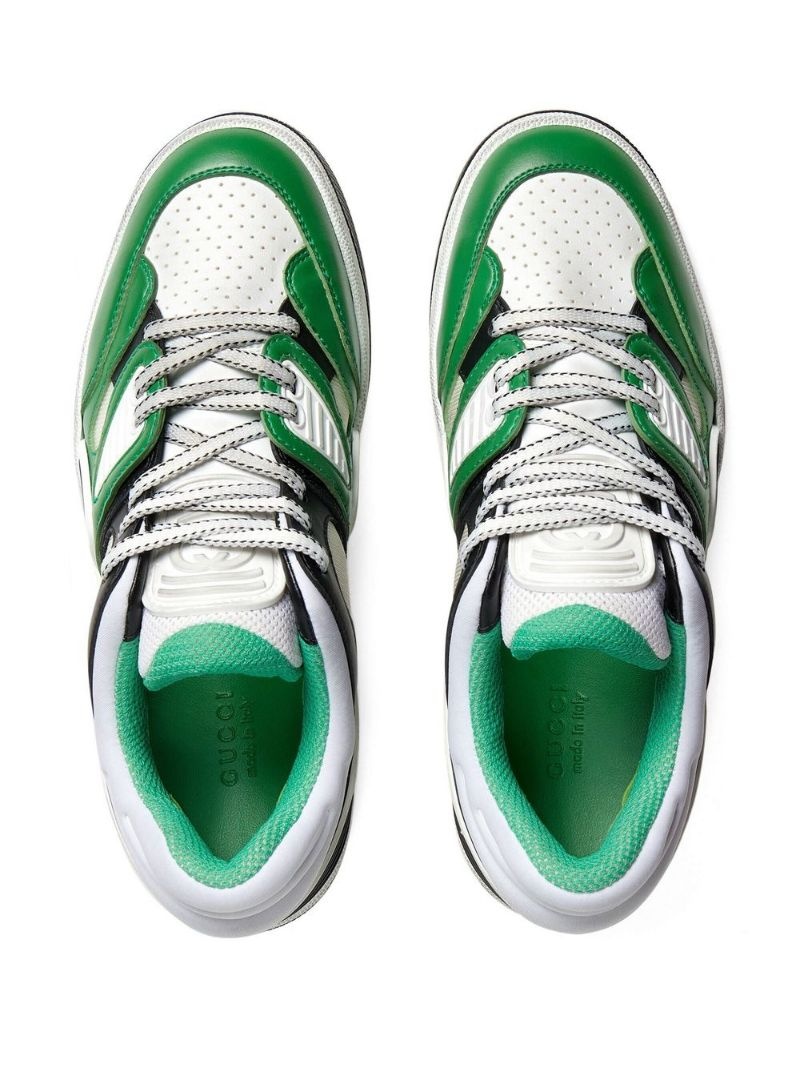 Basket panelled sneakers - 4