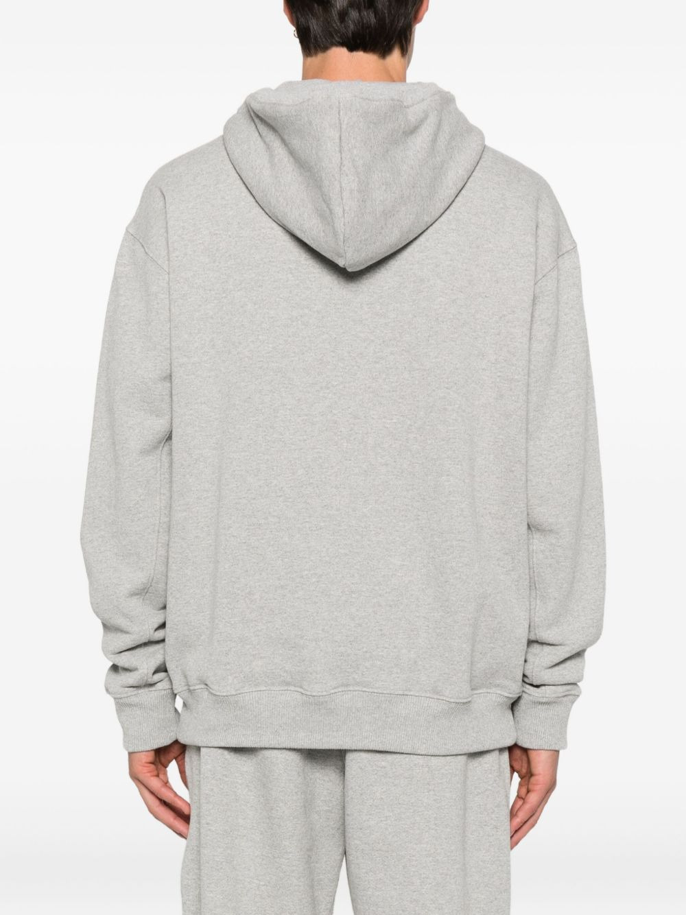 logo-embroidered hoodie - 4