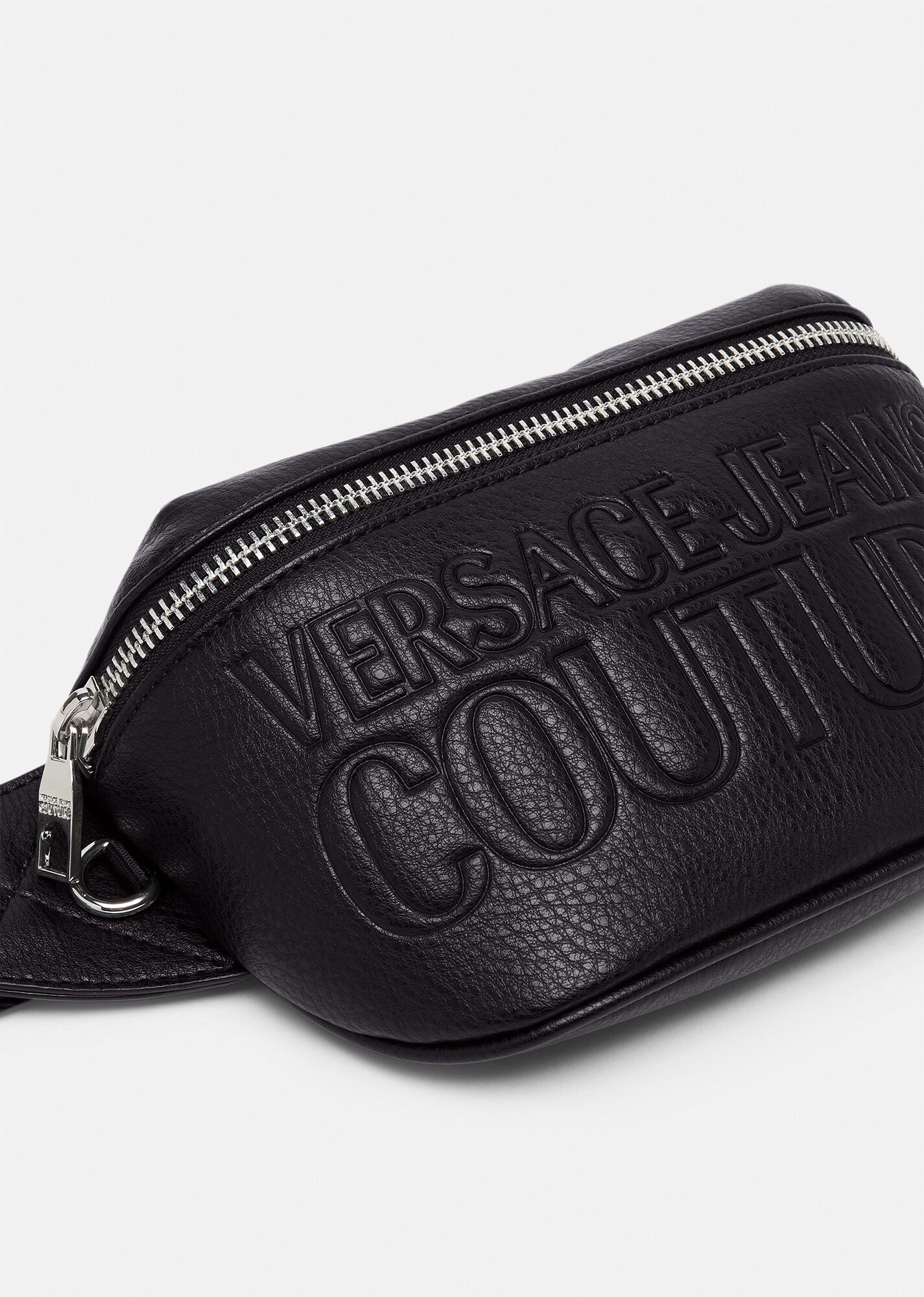 Logo Faux Leather Belt Bag - 4