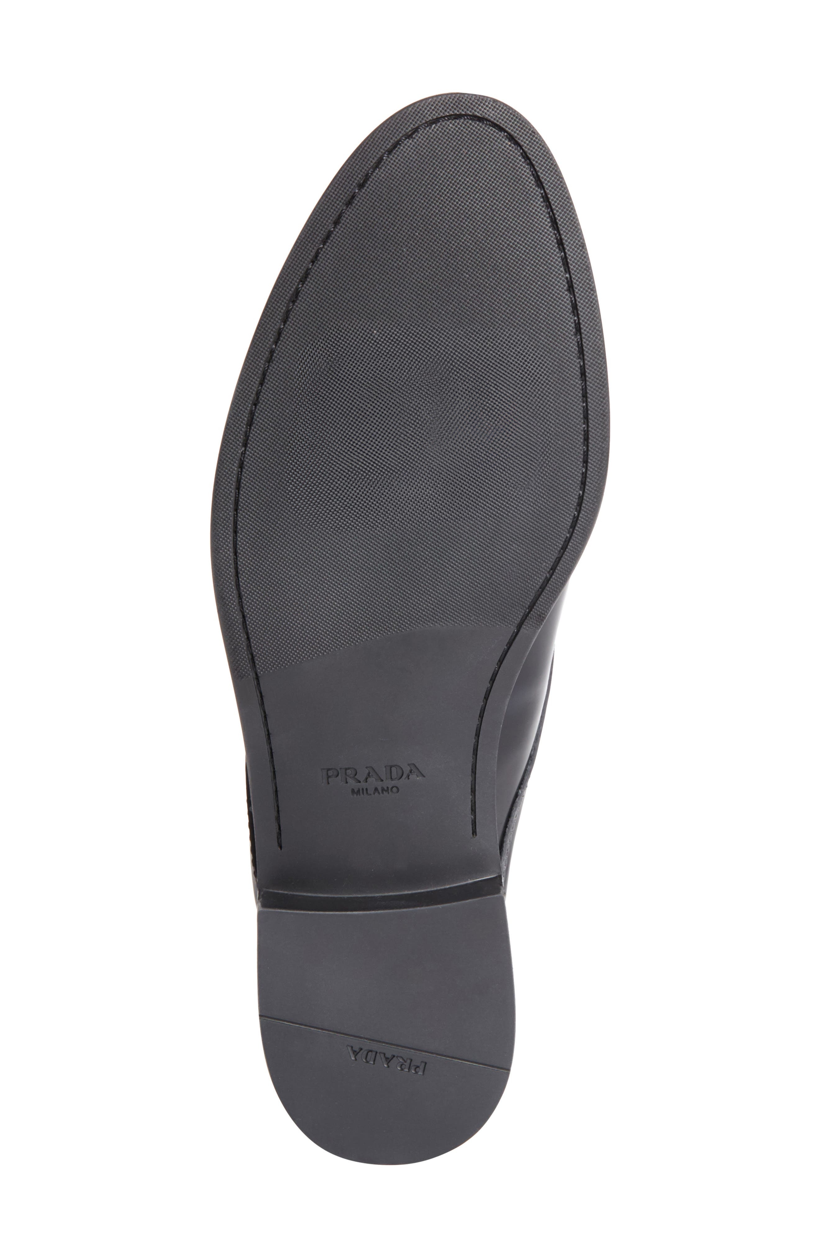 Prada Moc Toe Loafer Mule in Nero at Nordstrom - 6