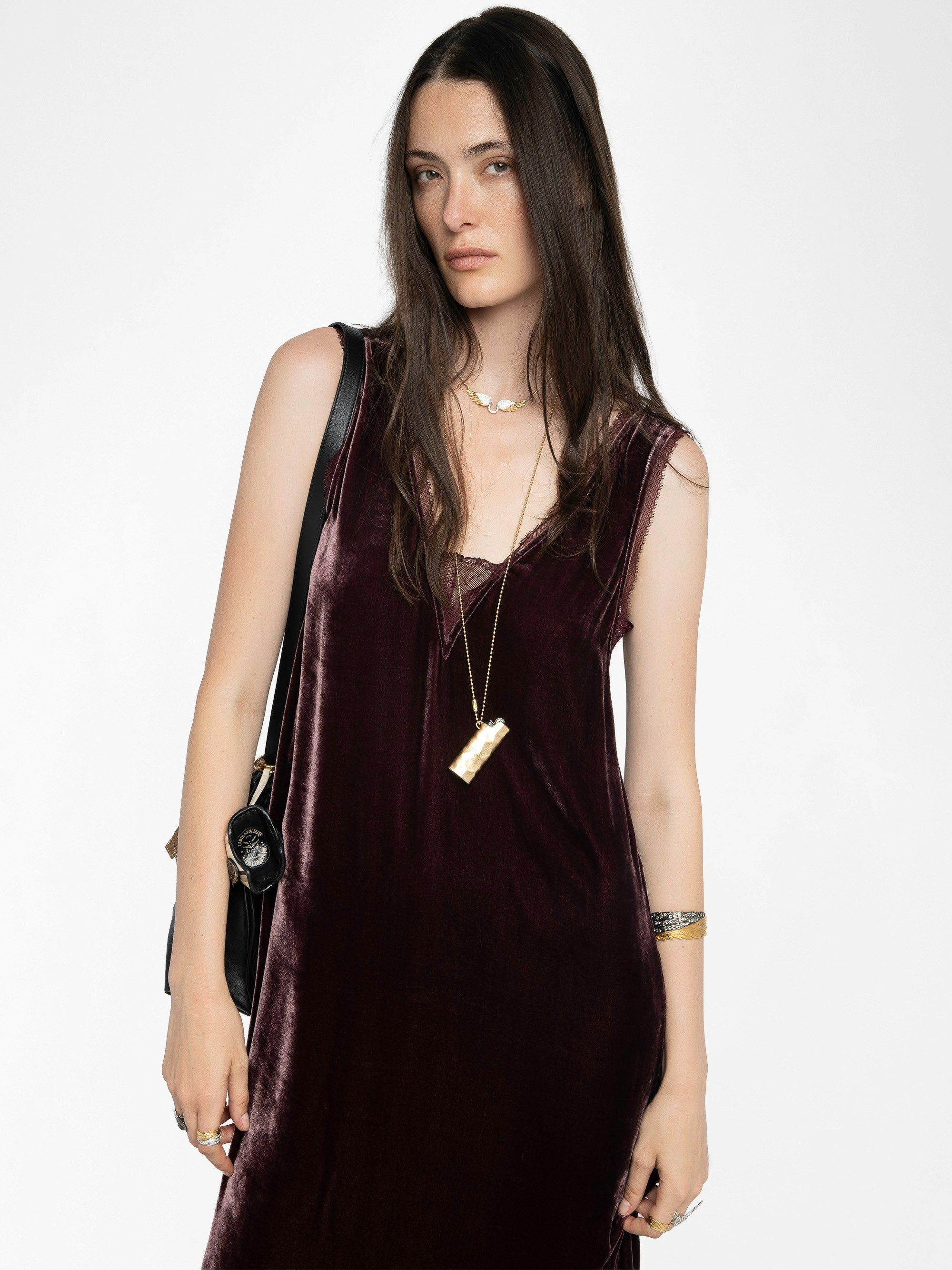 Renzo Velvet Dress - 5