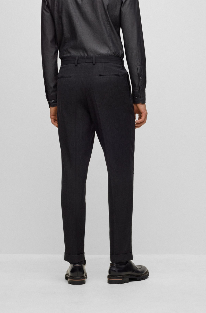 SLIM-FIT SUIT IN A MICRO-PATTERNED WOOL BLEND 8