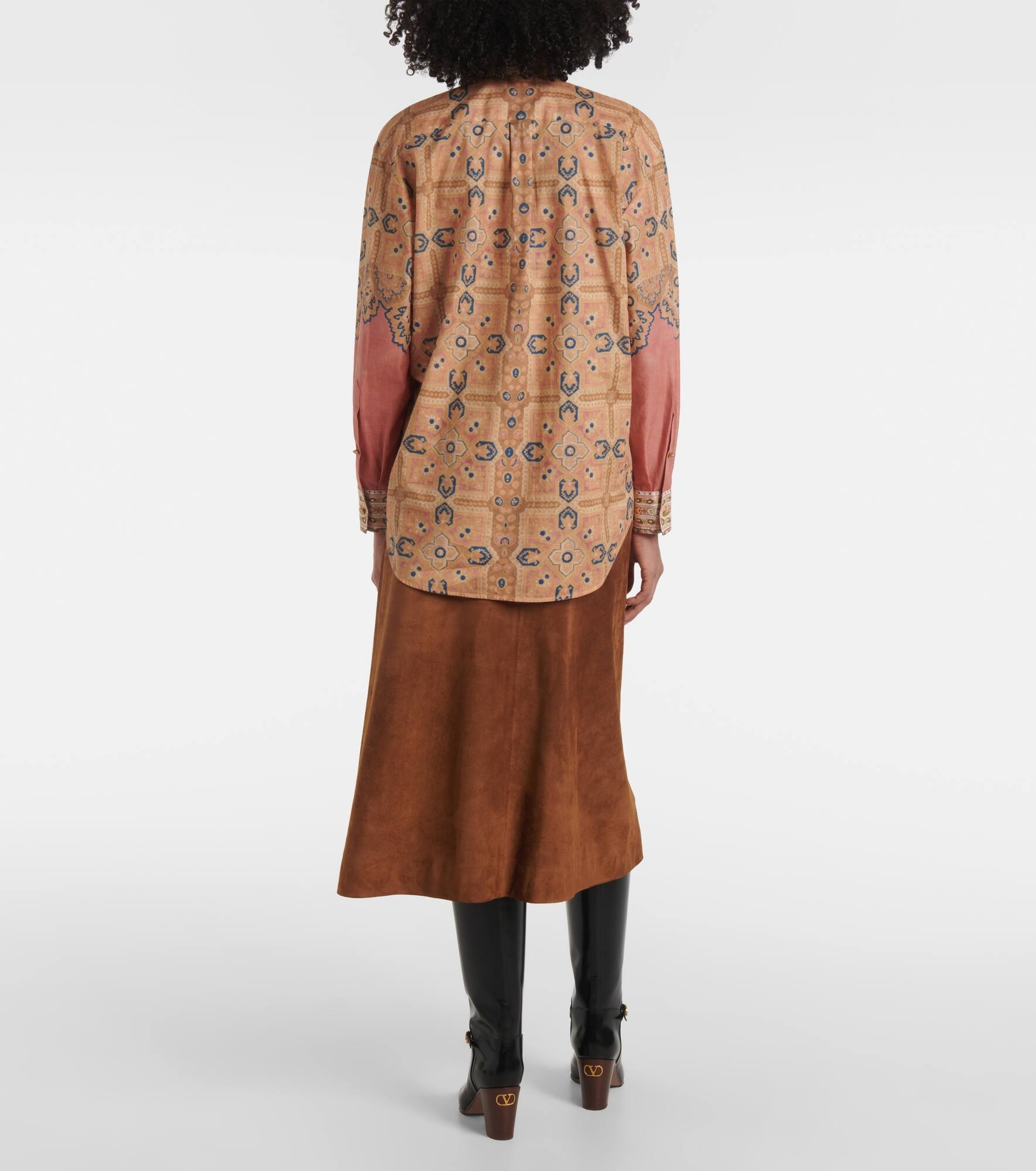 Voyage Imaginaire cotton muslin blouse - 3
