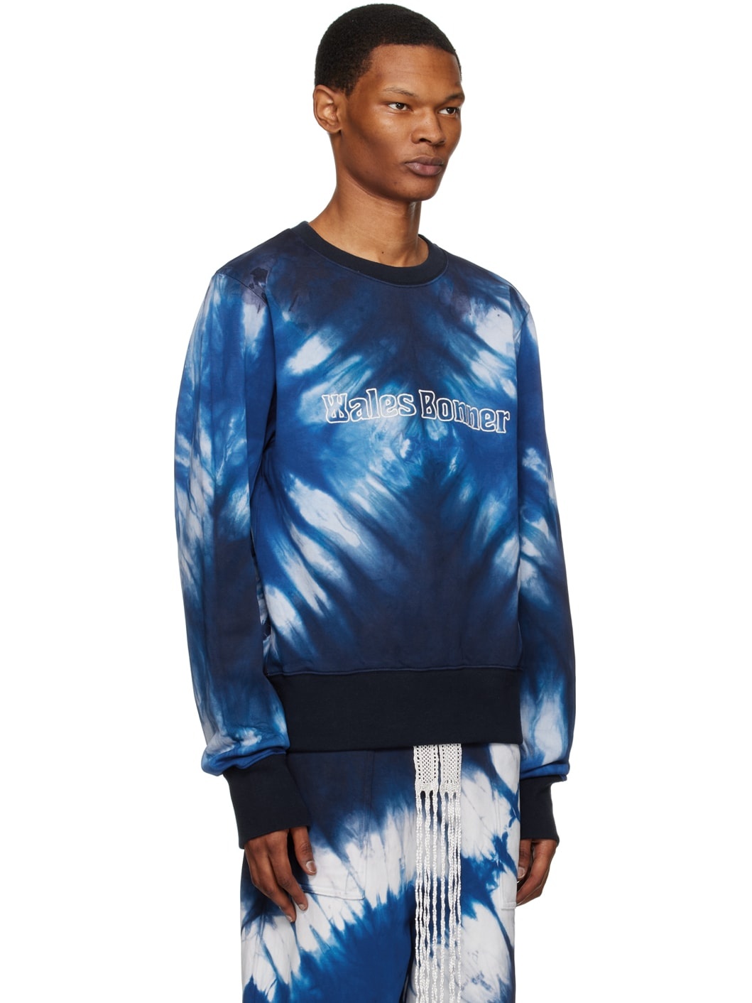 Blue Tie-Dye Sweatshirt - 2