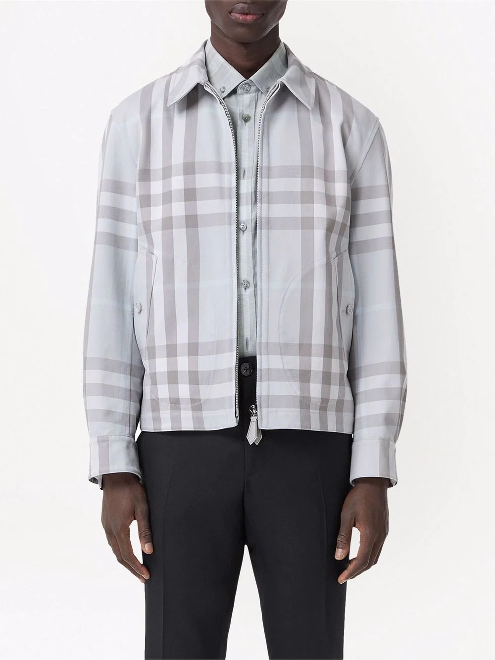 reversible checked Harrington jacket - 3