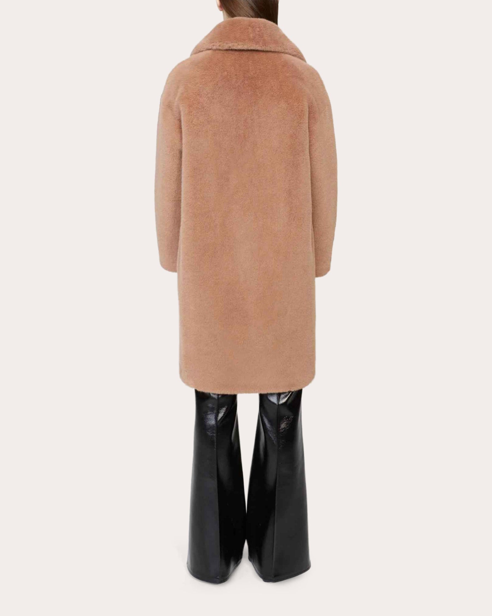Camille Faux-Fur Cocoon Coat - 4