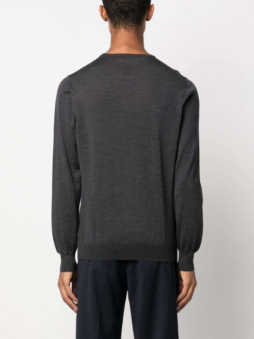 crew-neck wool jumper - 4