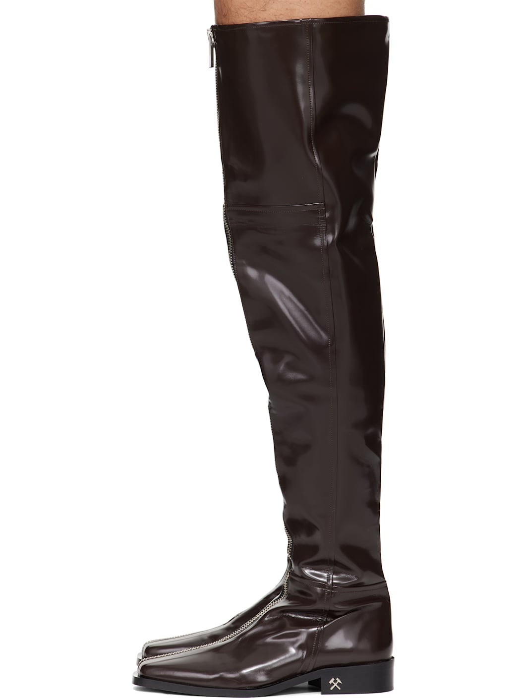 Brown Adem Overknee Boots - 3
