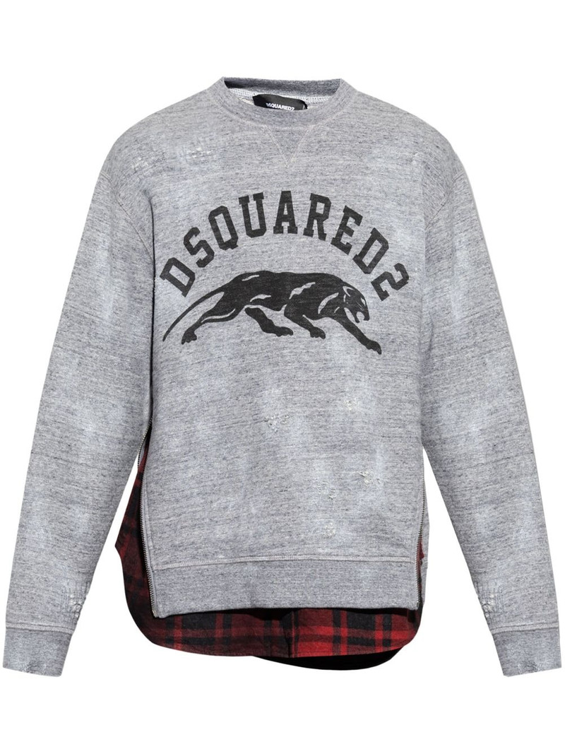 logo-print sweatshirt 1