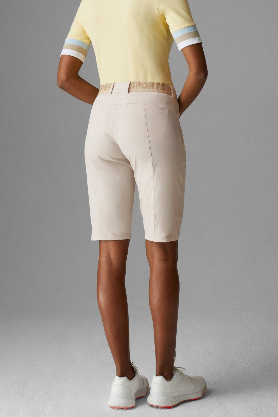 ZENA FUNCTIONAL BERMUDA SHORTS IN SAND - 3