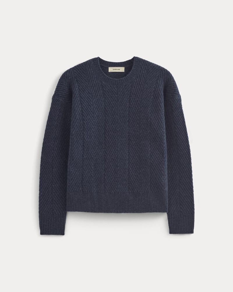 CASHMERE HERRINGBONE SWEATER 1
