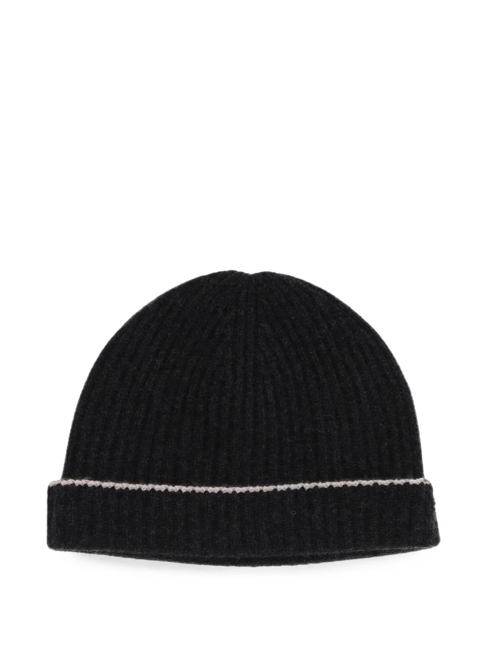 ribbed-knit beanie hat - 1