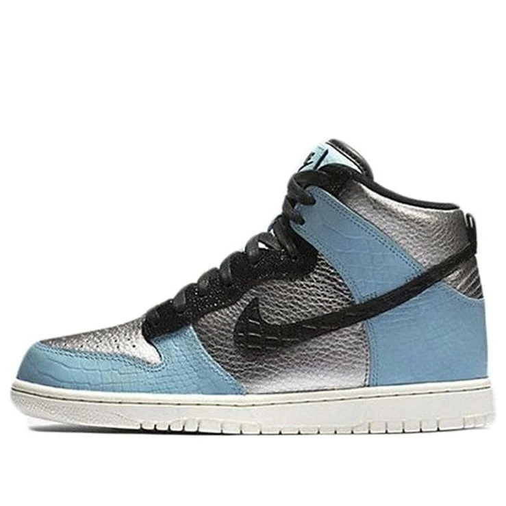 (WMNS) Nike Dunk High LX 'Metallic Silver Mica Blue' 881233-002 - 1