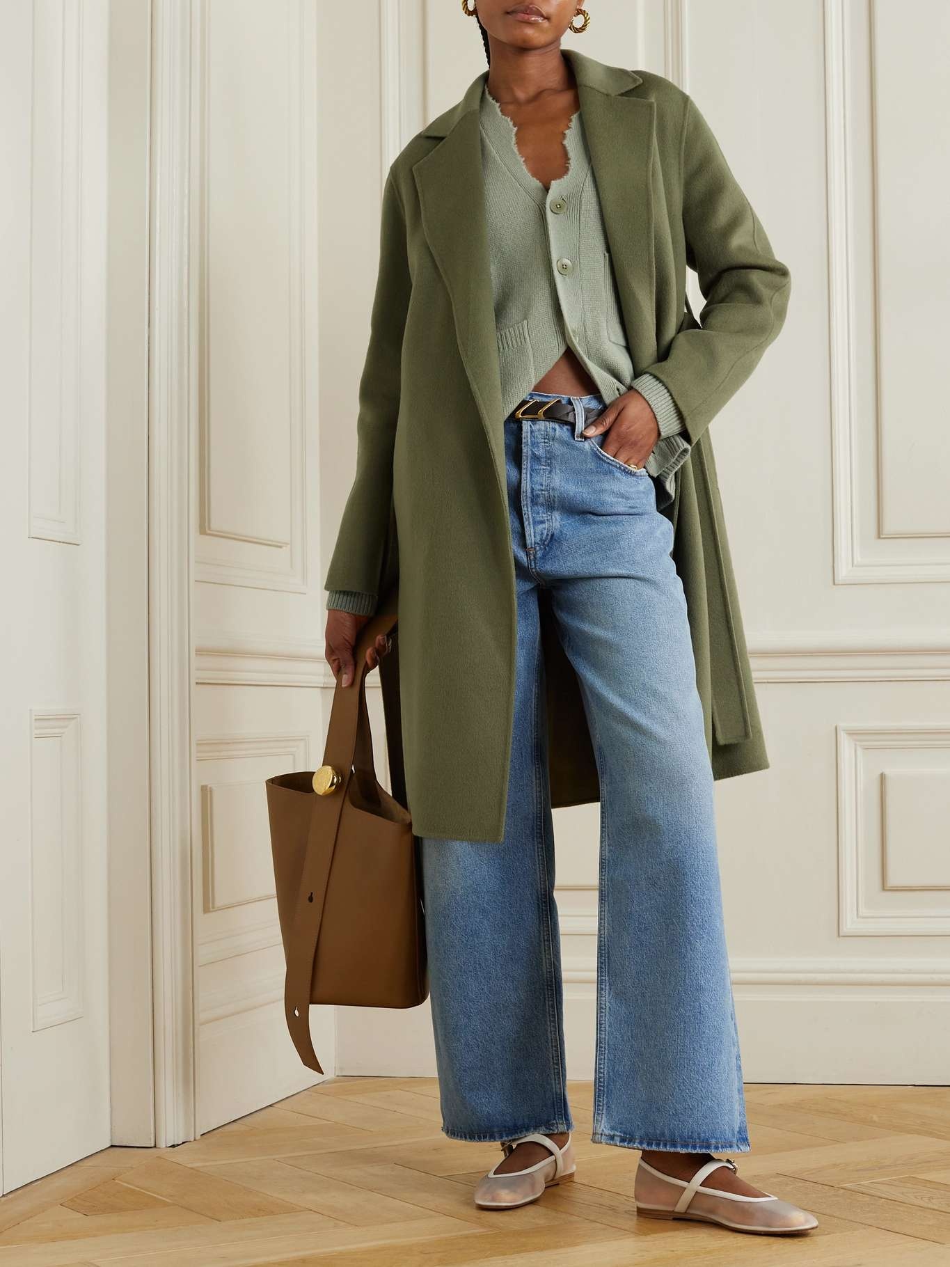 Joseph wool blend coat outlet