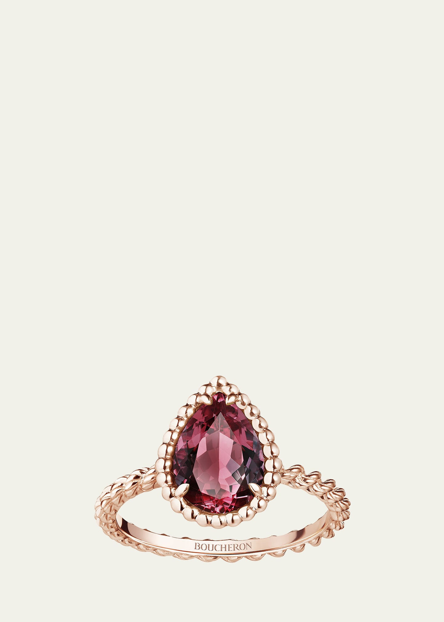 Serpent Boheme S Motif Ring with Rhodolite Garnet - 1