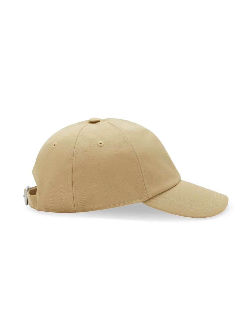 curved-peak cotton baseball cap - 2